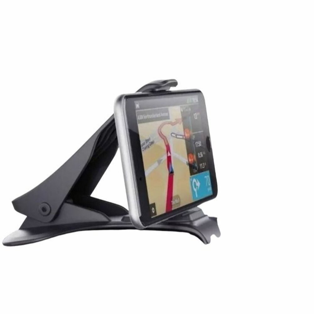 Universal Non Slip Dashboard Holder For GPS & Phones Black PC Base‎ ABS Clip